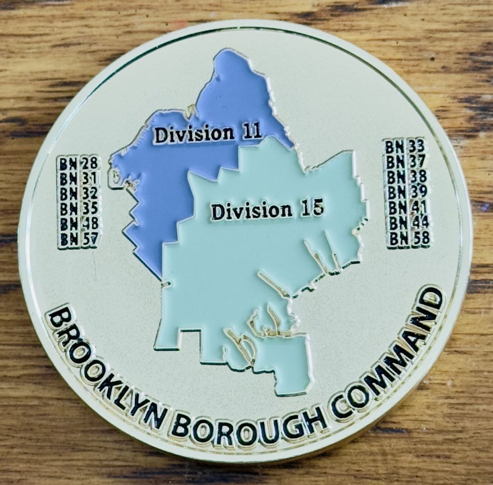 FDNY Brooklyn Boro Command   coin collectible - Main Image 2