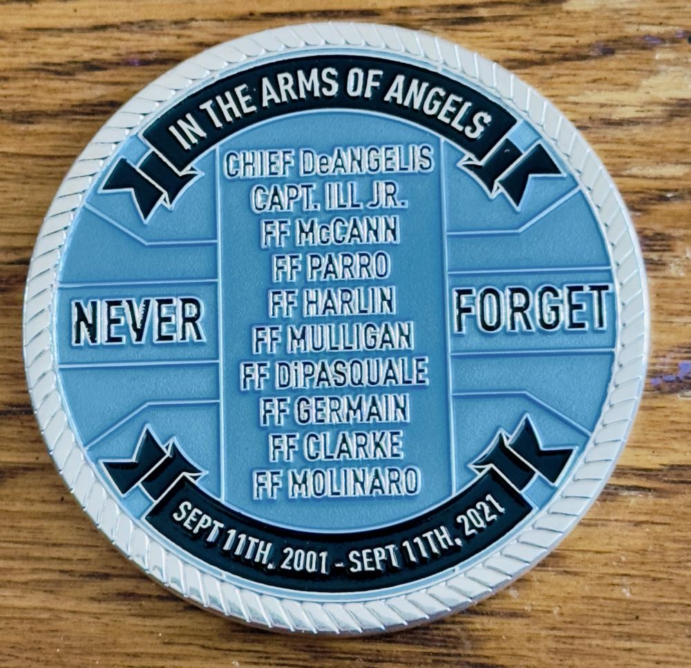 FDNY E8-L2-B8 9/11 Memorial  coin collectible - Main Image 2