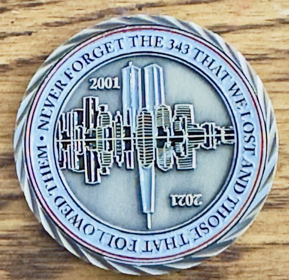 FDNY UFA 9/11 20th Anniversary  coin collectible - Main Image 2