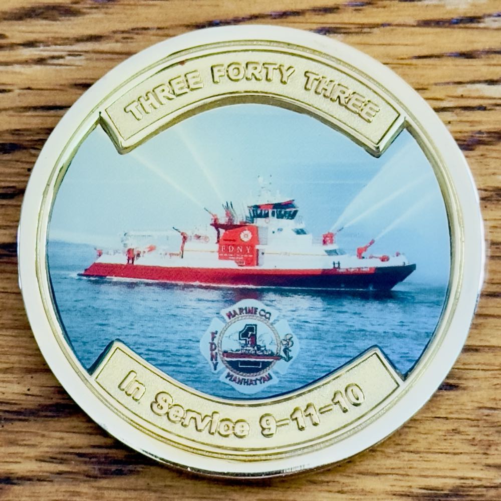 FDNY Marine Battalion   coin collectible - Main Image 2
