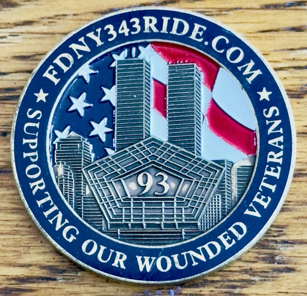 FDNY E50/L19/B26 9/11 Memorial  coin collectible - Main Image 2