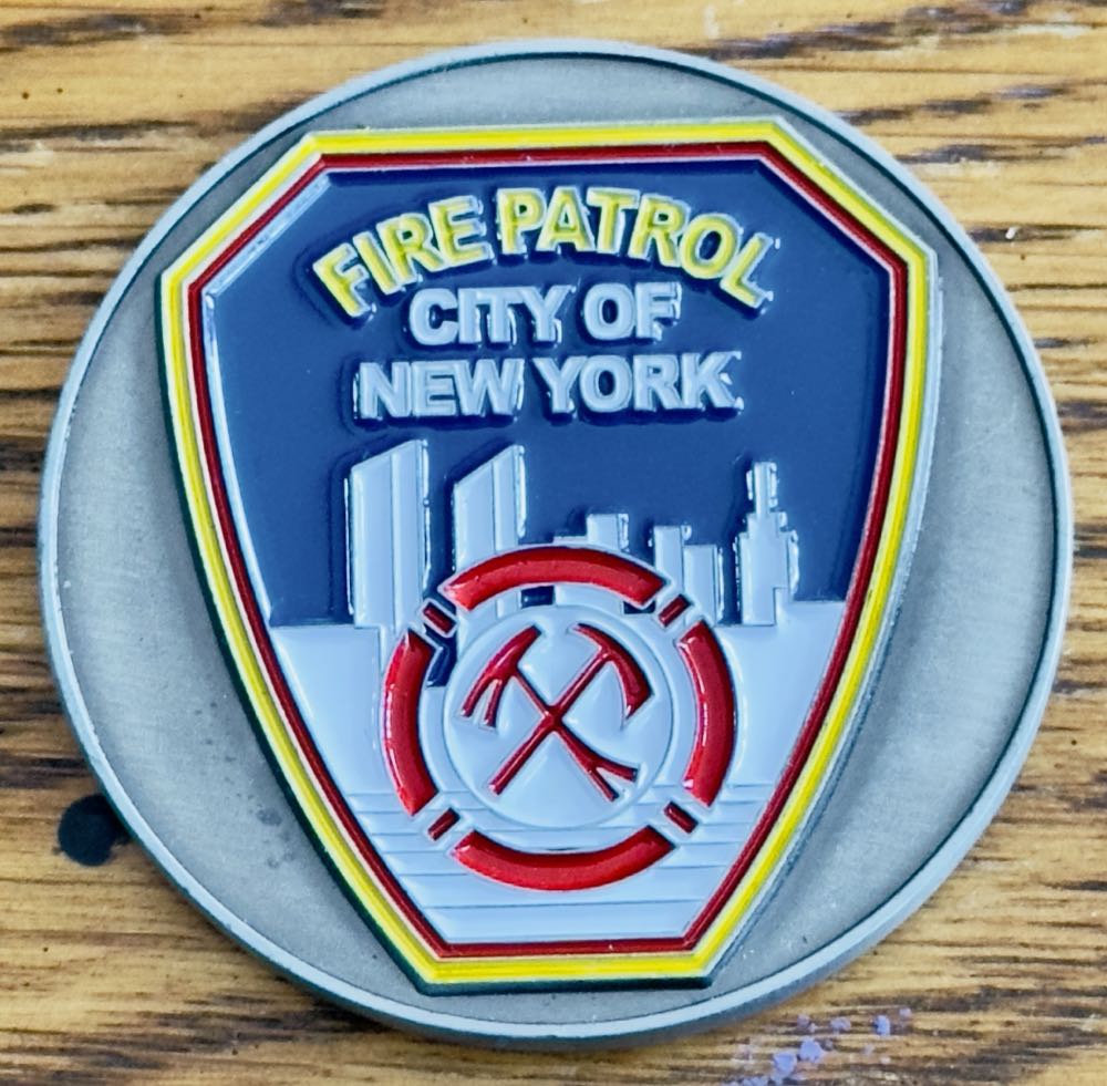 FDNY Fire Patrol  coin collectible - Main Image 2
