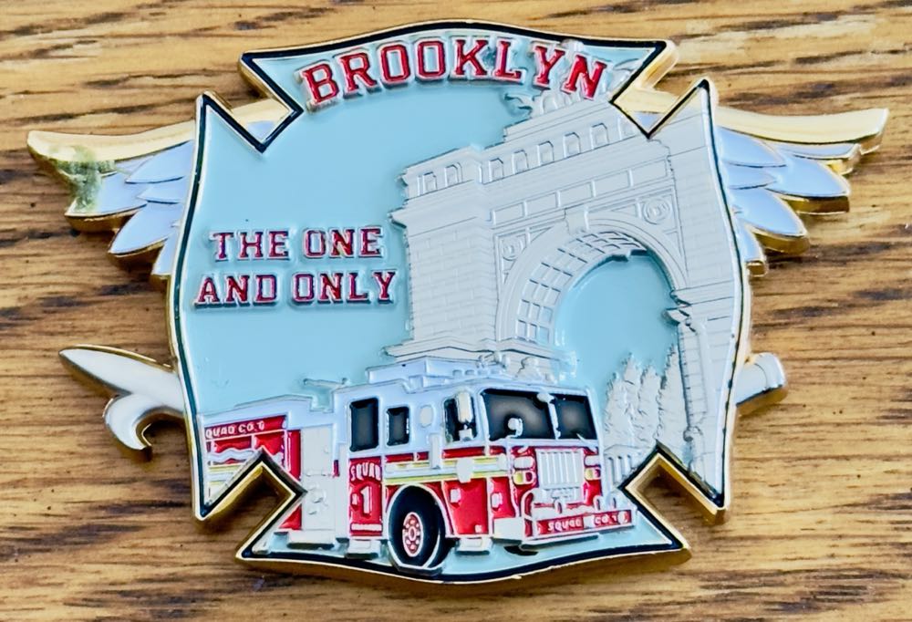 FDNY SQ1  coin collectible - Main Image 2