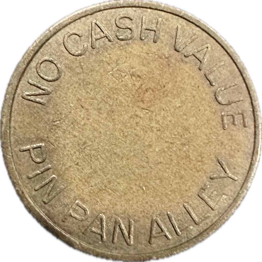 Pin Pan Alley Arcade Token  coin collectible - Main Image 2