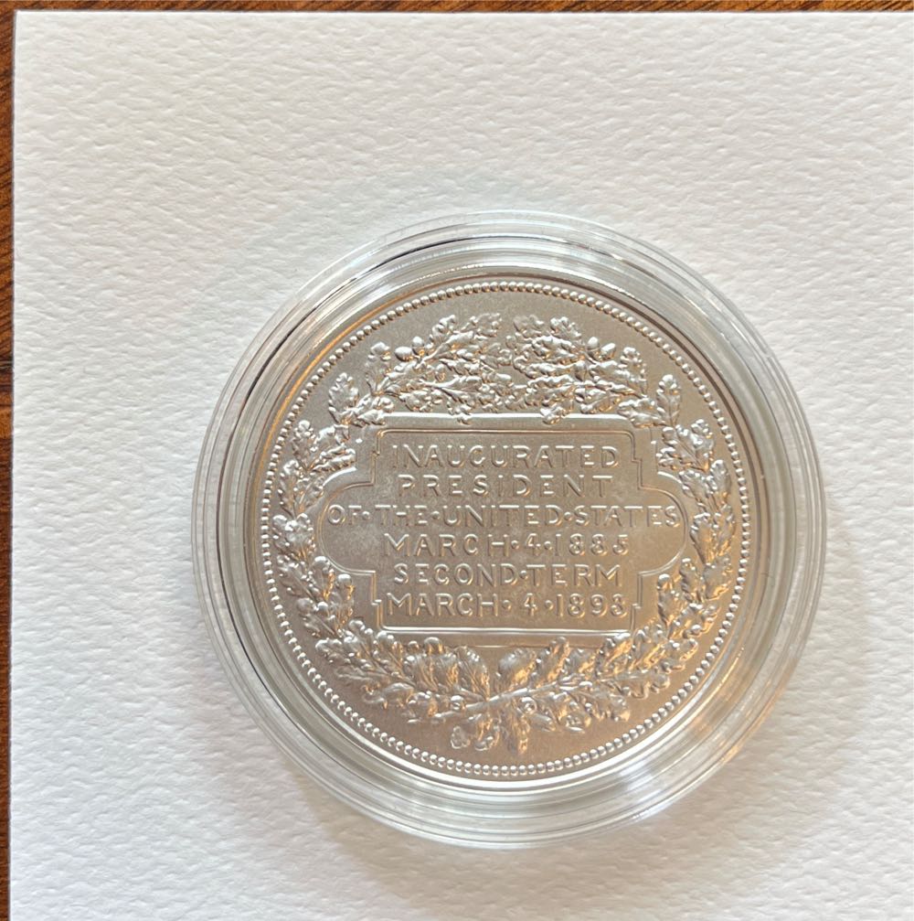 S822 Presidential Silver Medal Cleveland  coin collectible [Barcode 704786560870] - Main Image 2