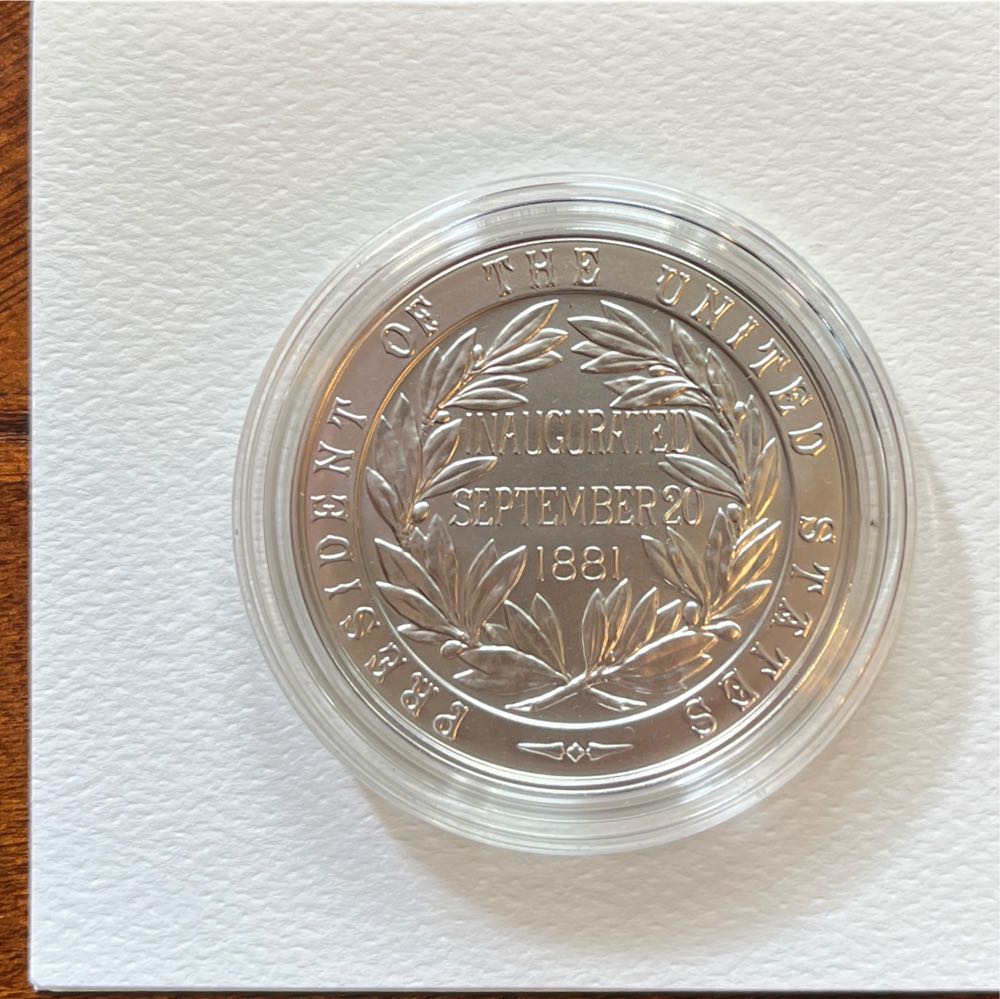 Presidential Silver Medal Arthur  coin collectible [Barcode 704786560863] - Main Image 2