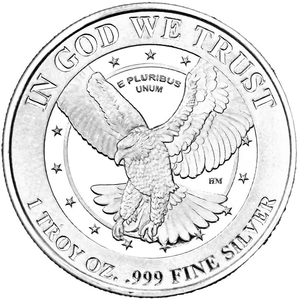 Donald Trump ”Fight” Silver Round  coin collectible - Main Image 2