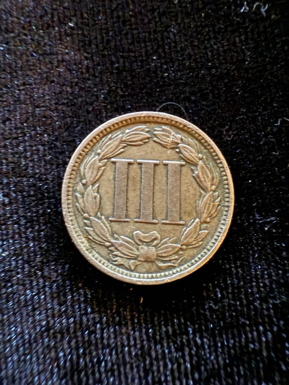 1881 3 Cent Nickel  coin collectible - Main Image 2