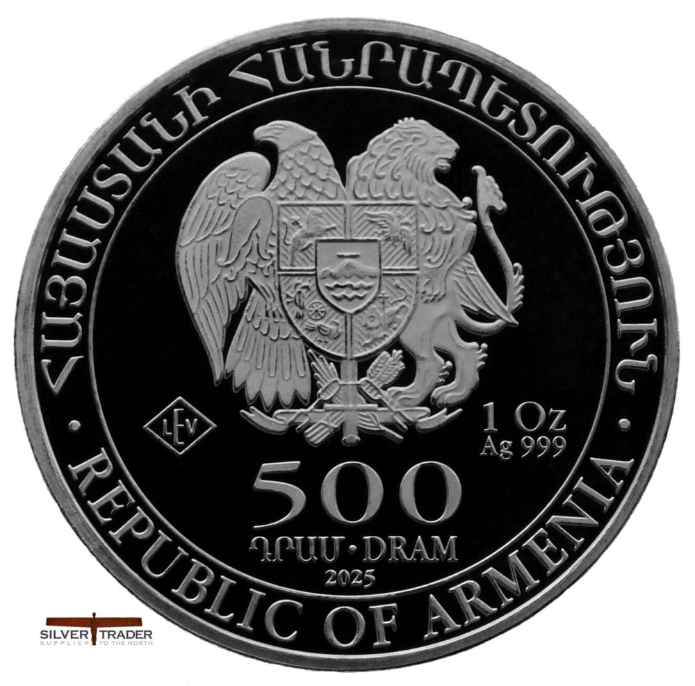 Armenian Noah’s Ark Silver Bullion  coin collectible - Main Image 2