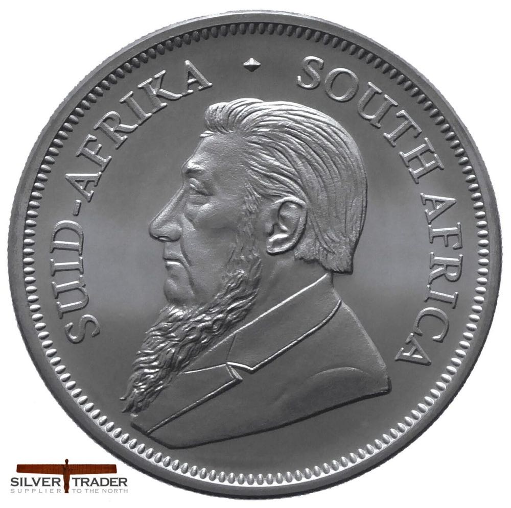 South African Krugerrand Silver Bullion  coin collectible - Main Image 2