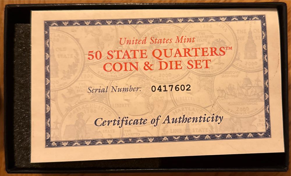50 State Quarters Coin And Die Set  coin collectible - Main Image 2