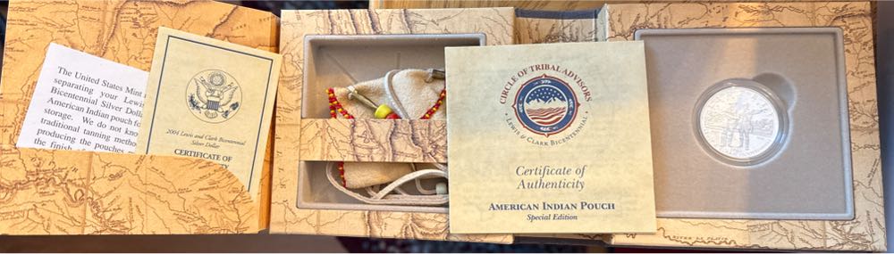 United States Meant Lewis And Clark Coin And Pouch Set  coin collectible - Main Image 2
