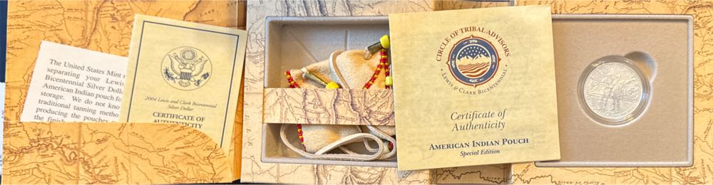 2004 United States Mint Lewis and Clark Coin & Pouch Set  coin collectible [Barcode 704785044142] - Main Image 3