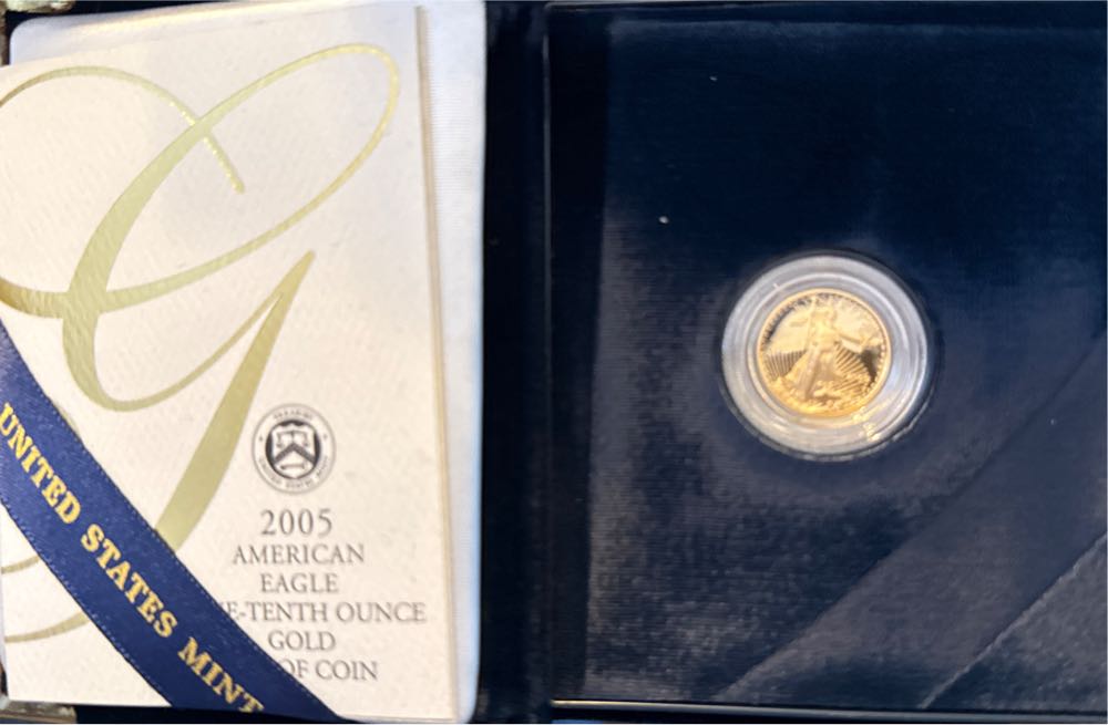 American Eagle 1/10th Ounce Proof Gold Bullion Coin  coin collectible [Barcode 704785050396] - Main Image 2
