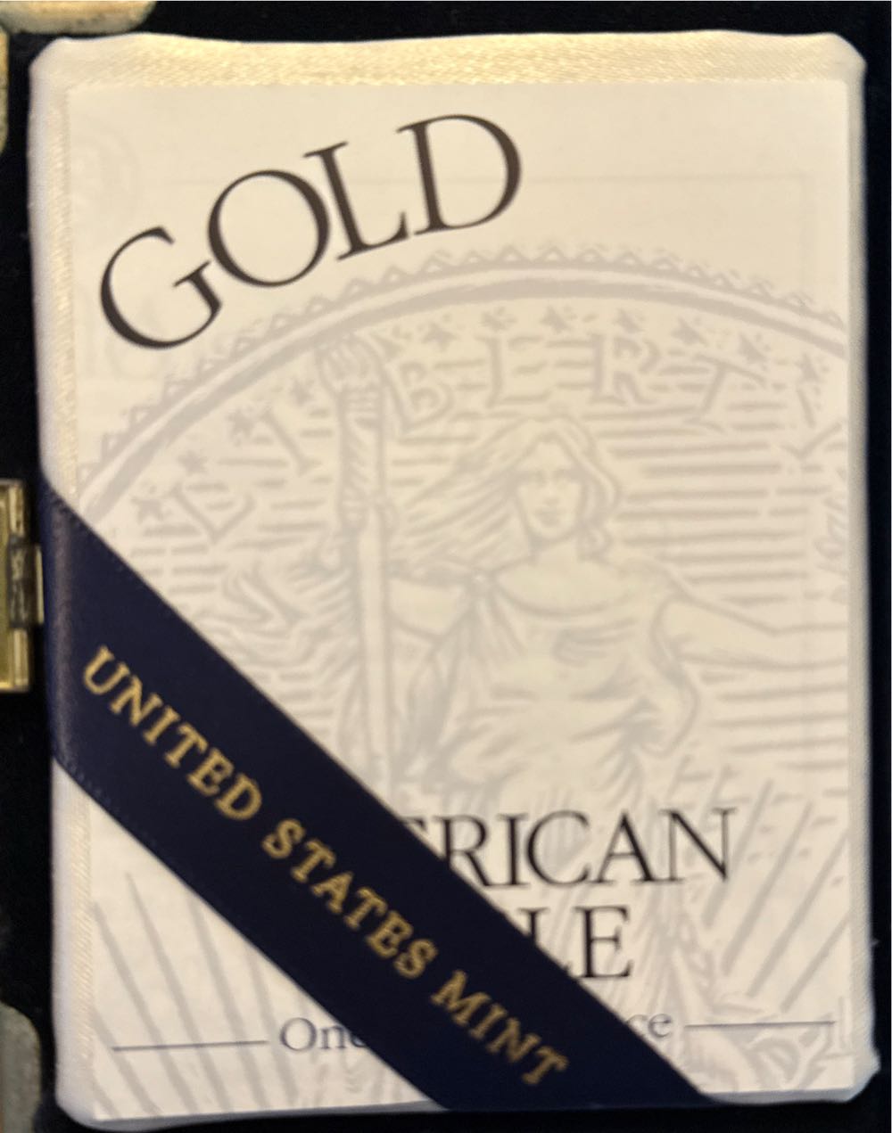 2002 American Eagle 1/10 ounce proof gold bullion coin  coin collectible [Barcode 704785020184] - Main Image 2
