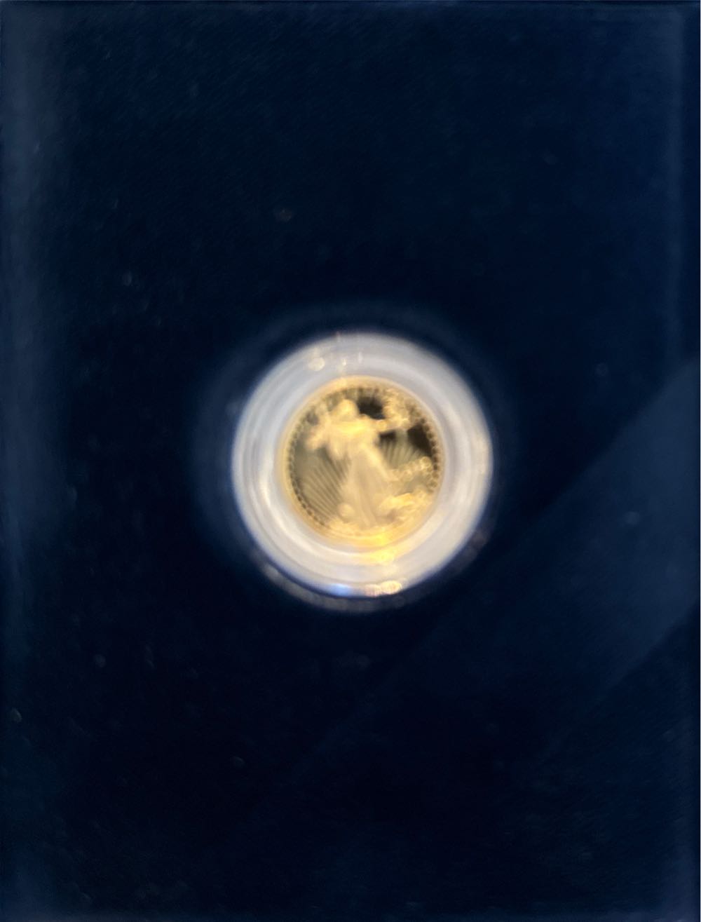 2002 American Eagle 1/10 ounce proof gold bullion coin  coin collectible [Barcode 704785020184] - Main Image 3