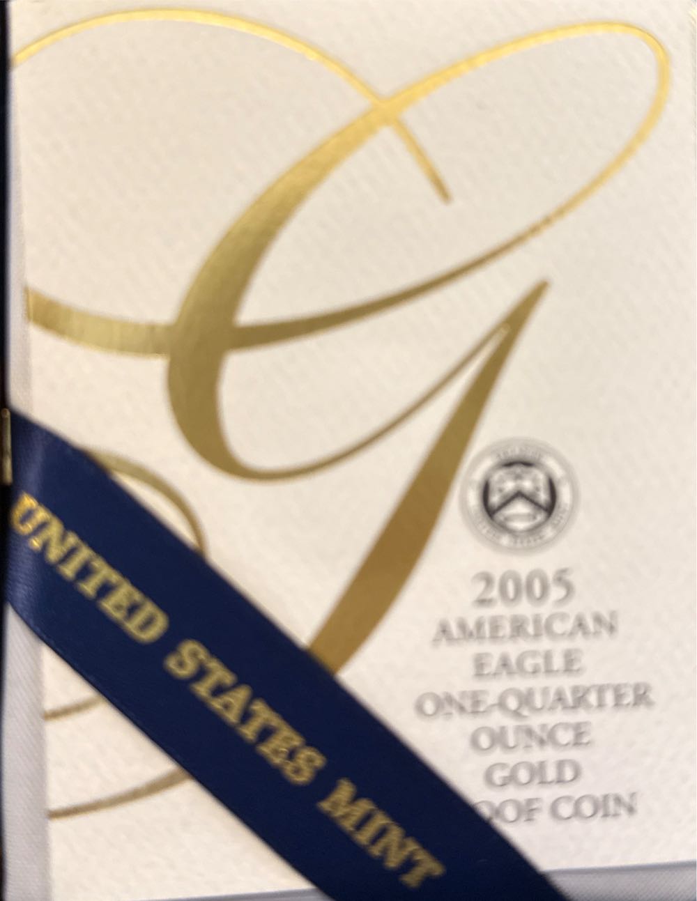 2005 American Eagle 1/4 ounce gold proof coin  coin collectible [Barcode 704785050389] - Main Image 3