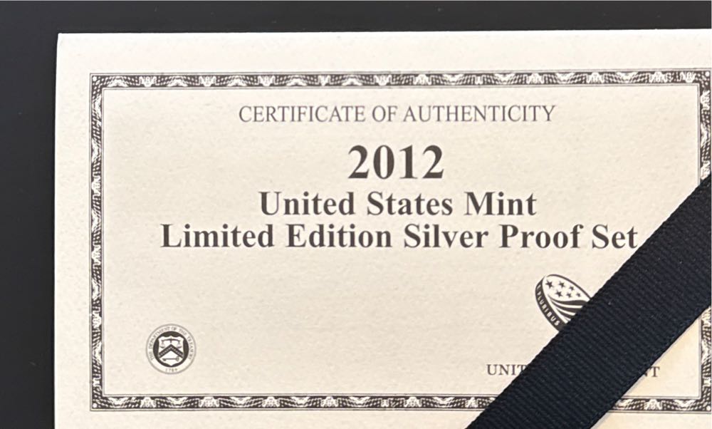 2012 United States Limited, Edition, Silver Proof Set  coin collectible [Barcode 704785362635] - Main Image 2