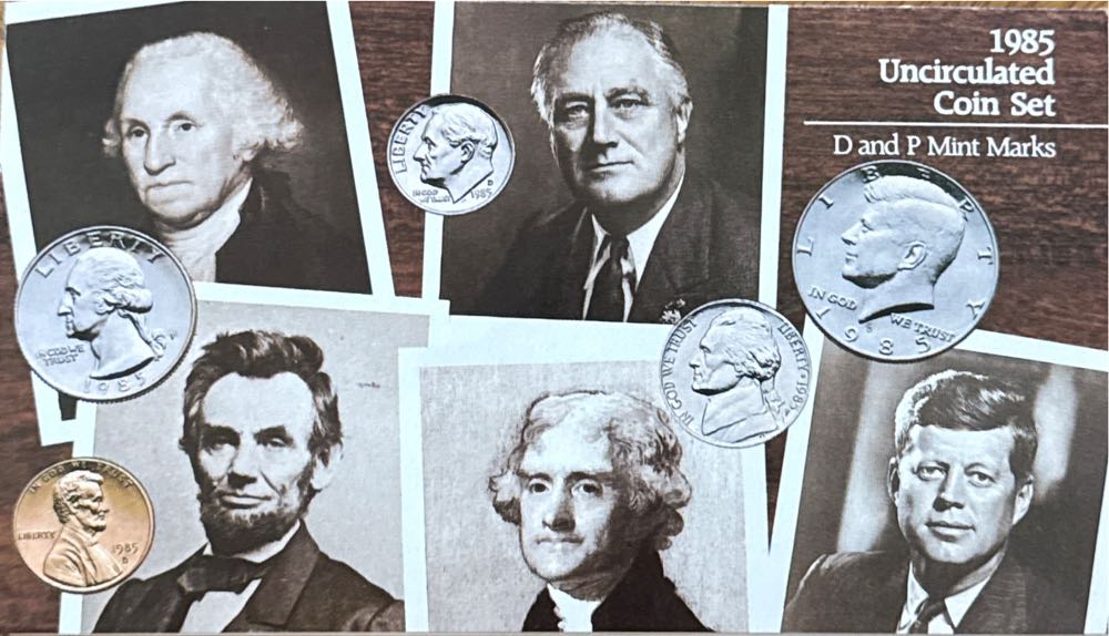 1985 uncirculated coin set  coin collectible - Main Image 2