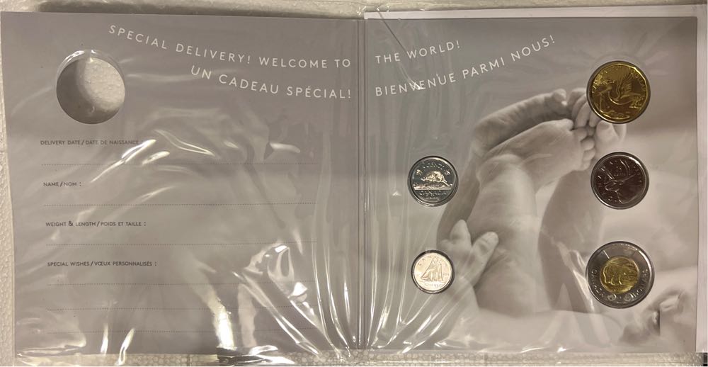 Baby Gift Set Rcm Canadian Decimal Coins  coin collectible [Barcode 623932052130] - Main Image 2