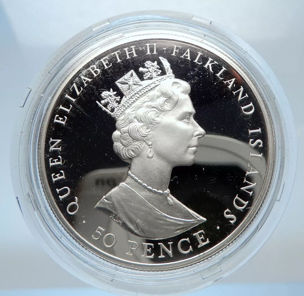 Falkland Islands 50pence  coin collectible - Main Image 2