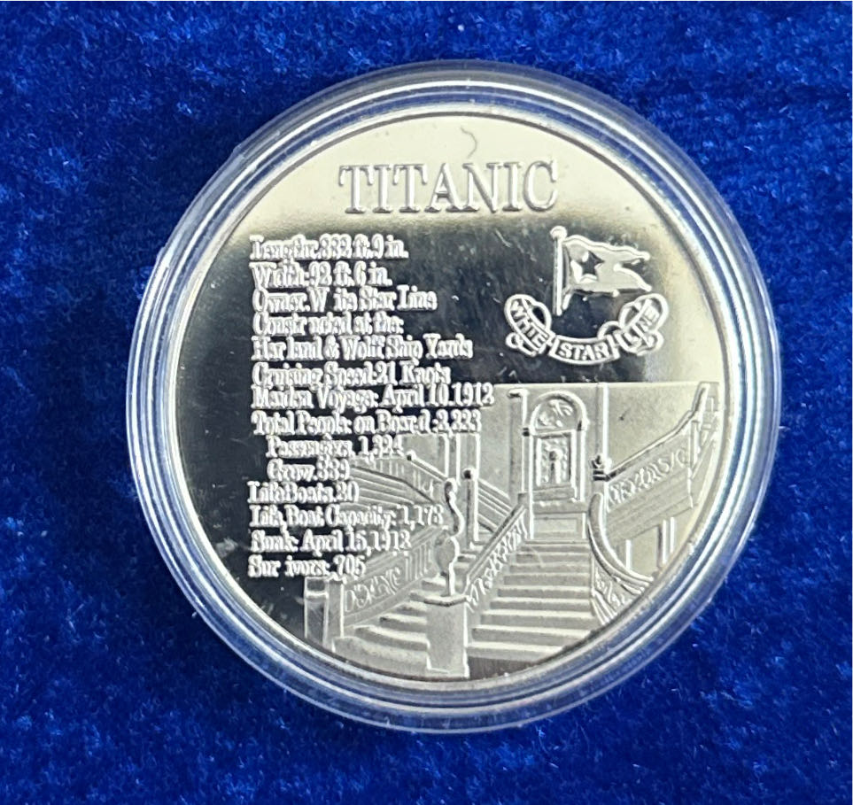 RMS Titanic  coin collectible - Main Image 2