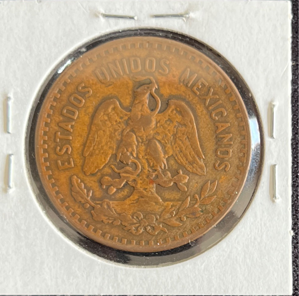 1927 5 Mexican Centavos  coin collectible - Main Image 2