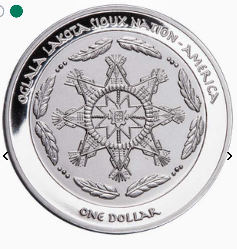 Silver Dollar 2025 Sioux Eagle Feather  coin collectible - Main Image 2