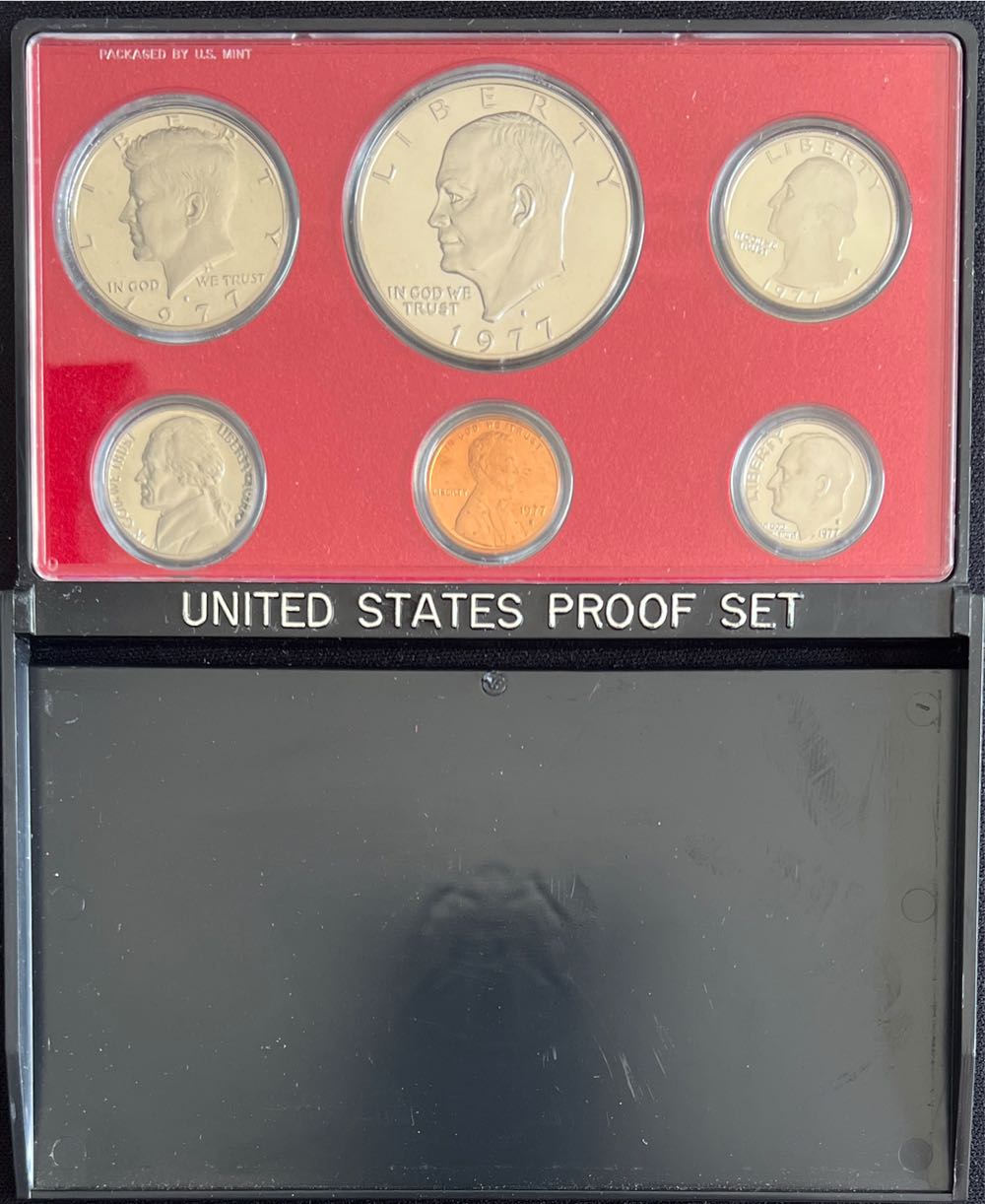 1977 US Proof Set - 6 piece  coin collectible - Main Image 2