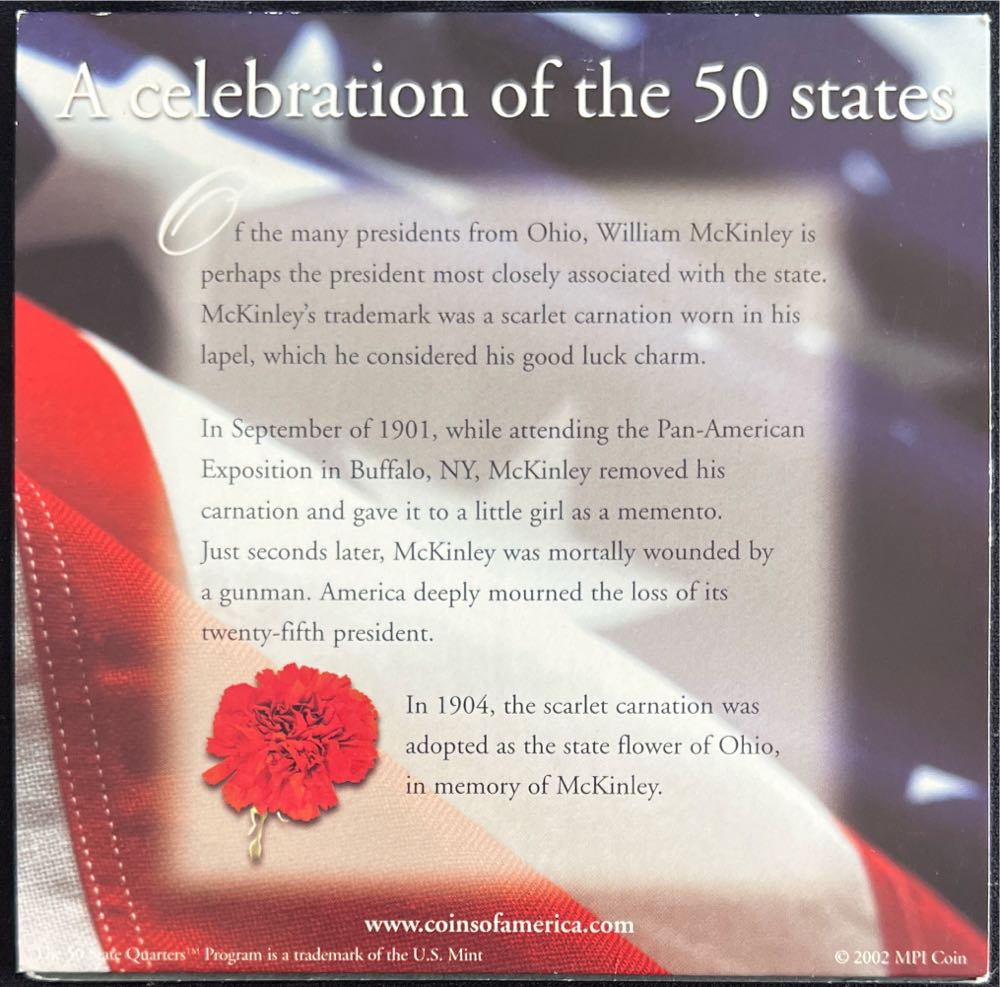 2002 US Minted Quarter Dollar  coin collectible - Main Image 2