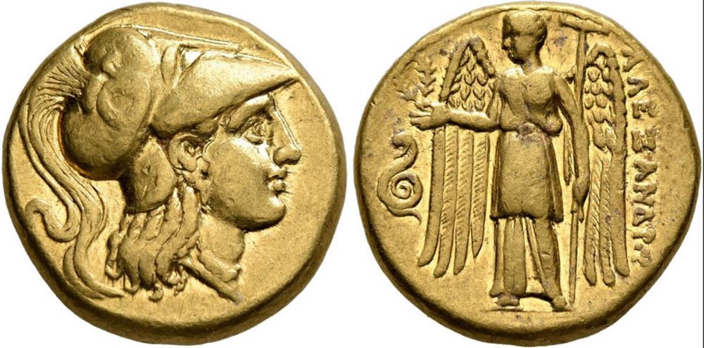 KINGS OF MACEDON. Alexander III ‘the Great’, 336-323 BC. Stater (Gold, 17 mm, 8.58 g, 12 h)  coin collectible - Main Image 3