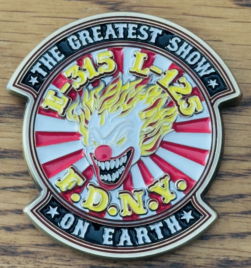 FDNY E315 / L125  coin collectible - Main Image 2
