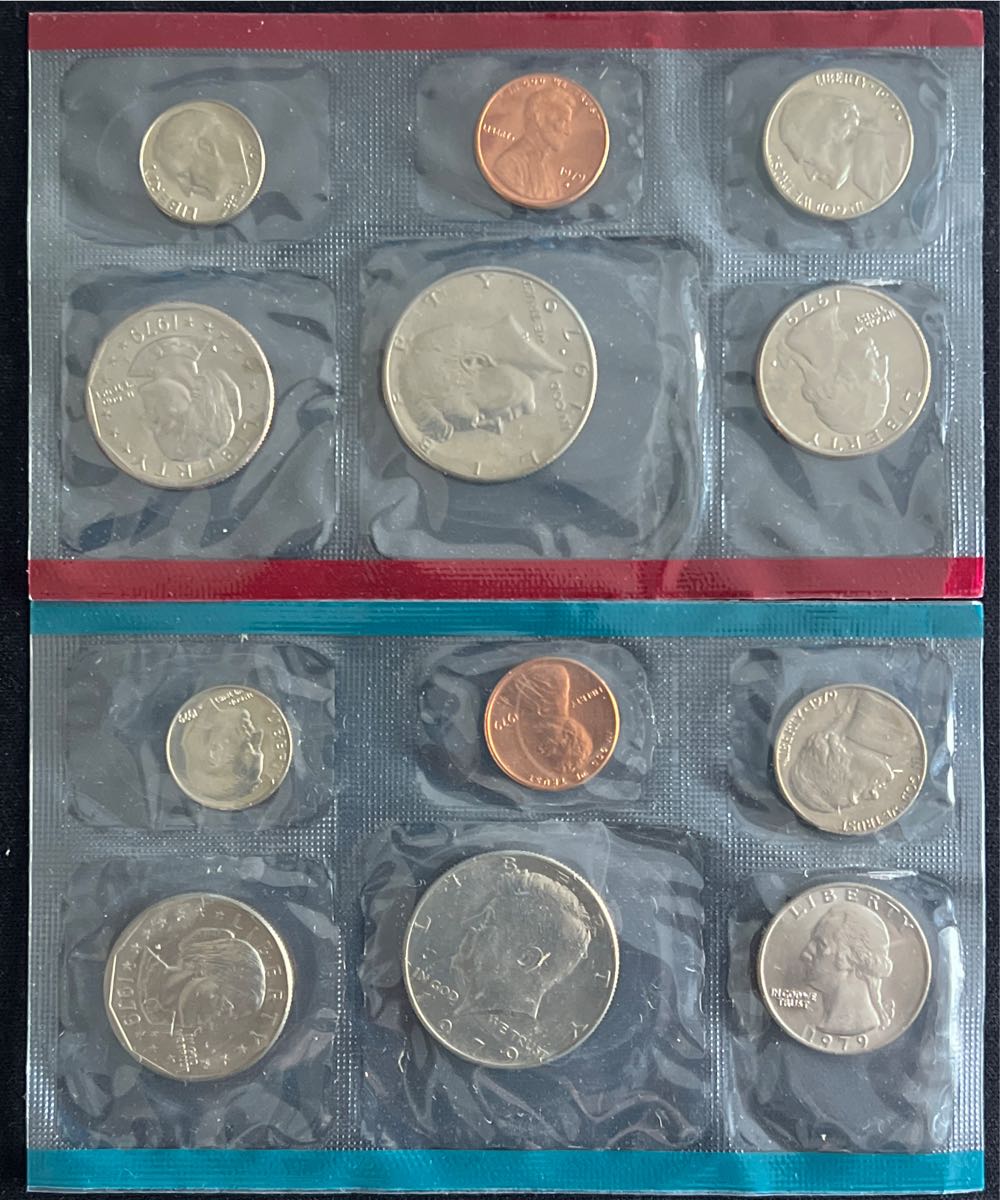 1979 Uncirculated Coin Set U.S Mint Original Government Packaging OGP  coin collectible - Main Image 2
