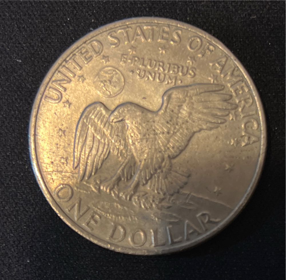 1972 Eisenhower Dollar  coin collectible - Main Image 2