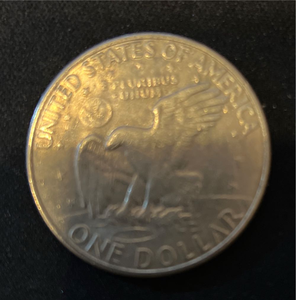 1972 D - Eisenhower Dollar  coin collectible - Main Image 2