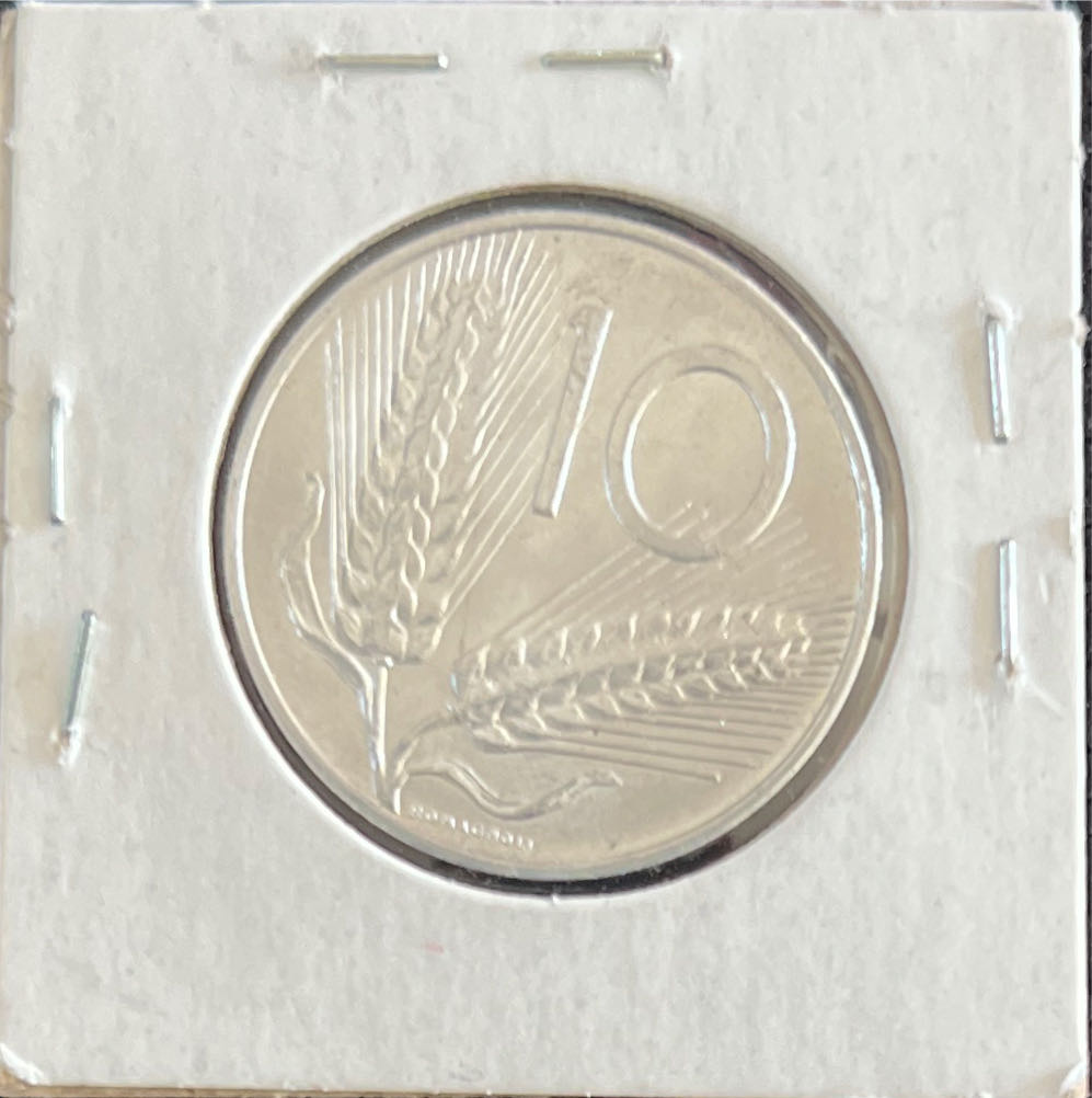 1955 ITALY 10 LIRE   coin collectible - Main Image 2