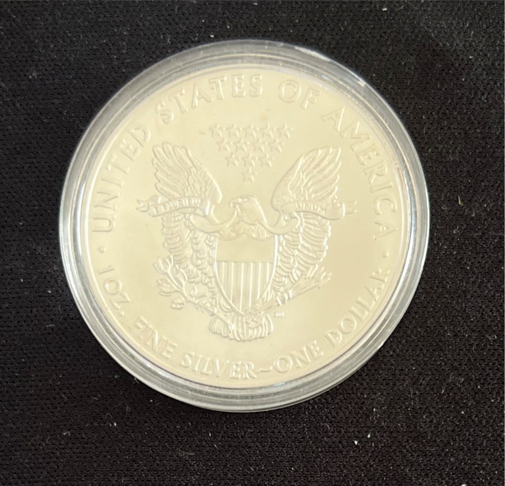 2008 Colorized Barack Obama American Silver Eagle Coin  coin collectible - Main Image 2