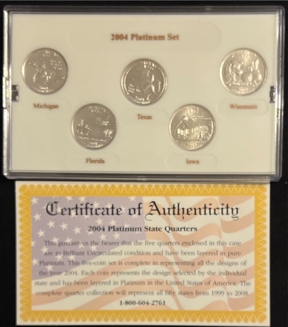 2006 Gold Mint Edition State Quarter Collection CertificateOf Authenticy  coin collectible - Main Image 2