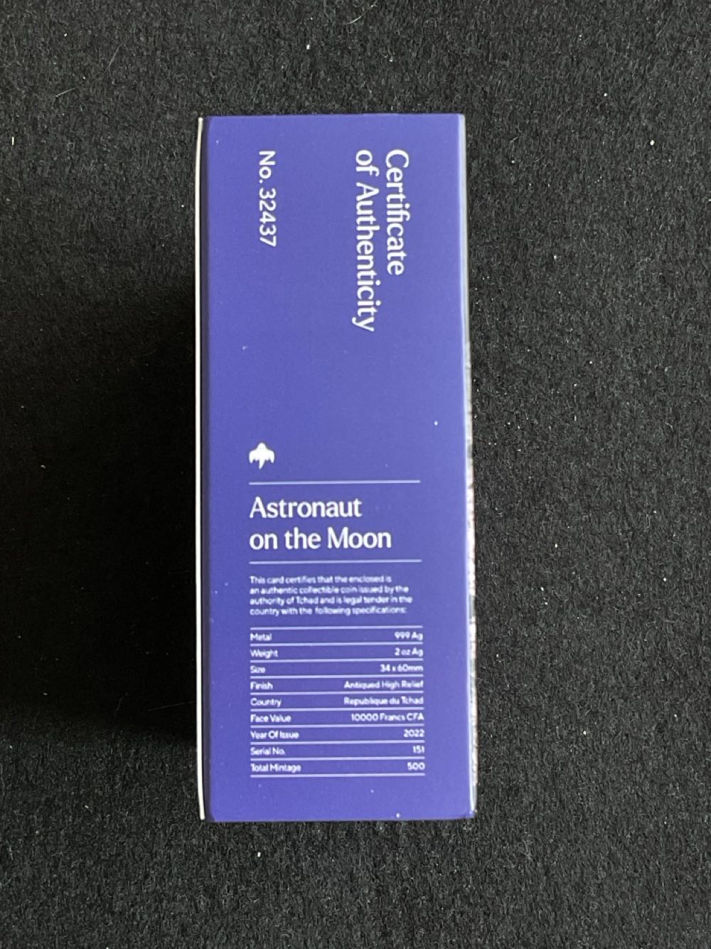 Astronaunt On The Moon  coin collectible - Main Image 3