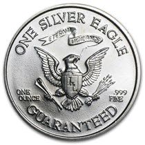 Liberty Lobby | 1980 Eagle  coin collectible - Main Image 2