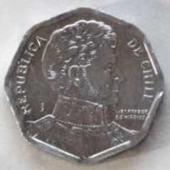 Chile (2008) - 1 Peso [$]  coin collectible - Main Image 2