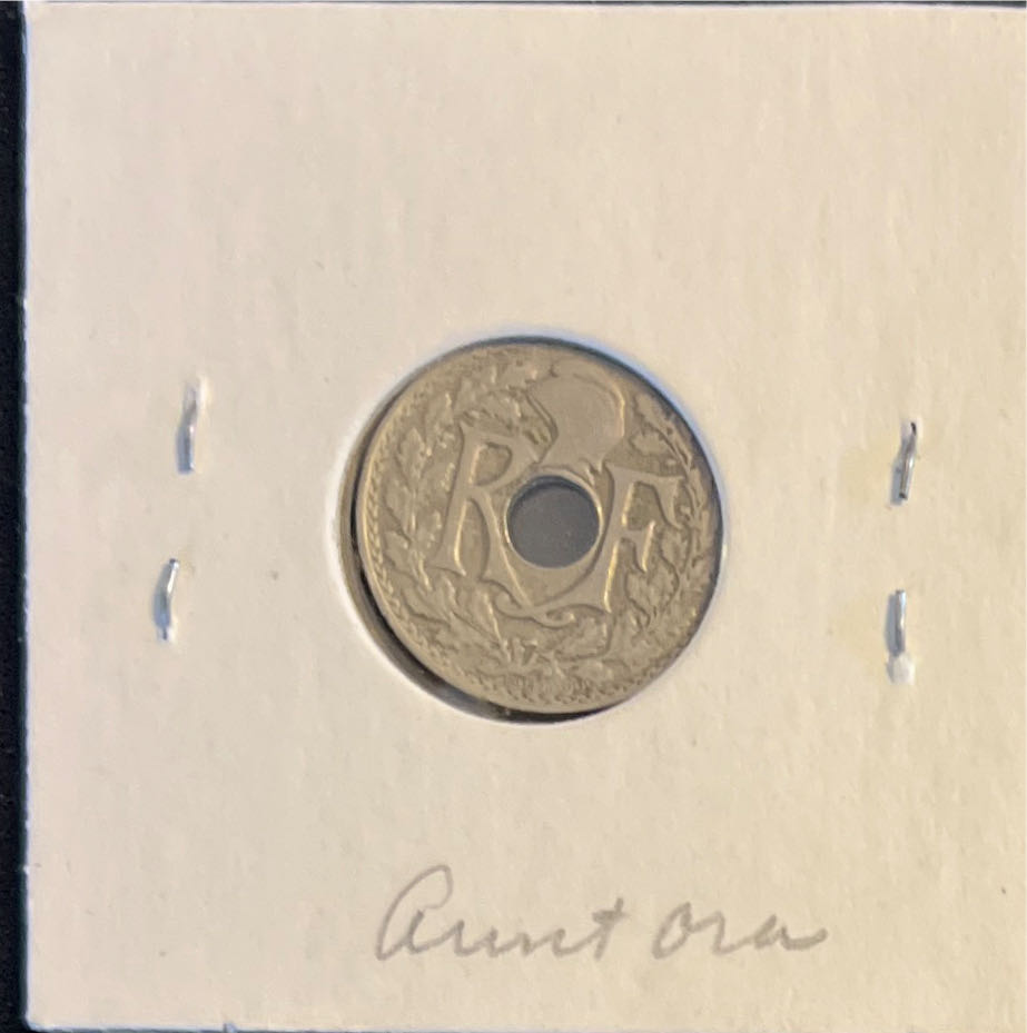 1919 France 5 Centimes Coin Liberty Cap Plant   coin collectible - Main Image 2