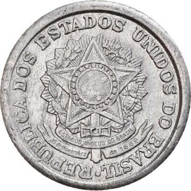 Brazil 1 Cruzeiro 1957  coin collectible - Main Image 2