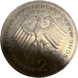 Ludwig Erhard, 40 Jahre Bundesrepublik Deutschland  coin collectible - Main Image 2