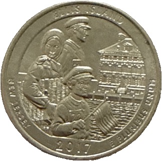 Nationaldenkmal der Freiheitsstatue und von Ellis Island  coin collectible - Main Image 2