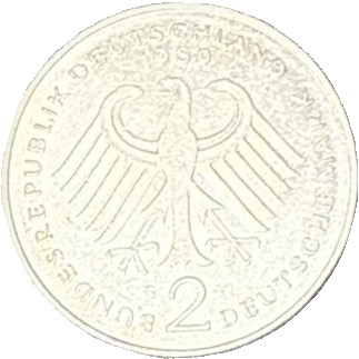 Ludwig Erhard, 40 Jahre Bundesrepublik Deutschland  coin collectible - Main Image 2