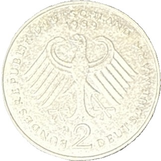 Ludwig Erhard, 40 Jahre Bundesrepublik Deutschland  coin collectible - Main Image 2