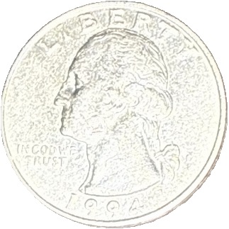Washington-Vierteldollar  coin collectible - Main Image 2