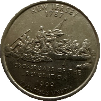 New Jersey State Quarter Münze  coin collectible - Main Image 2