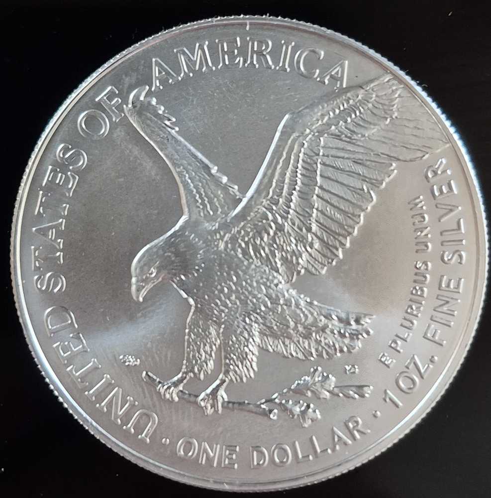 Dollar Silver Eagle W T2  coin collectible - Main Image 2